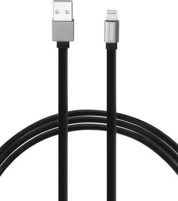 Philips DLC2508F MFi Certified Flat 1.2 m Lightning Cable